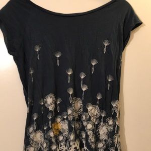 Umsteigen boutique dandelion T-shirt large blue
